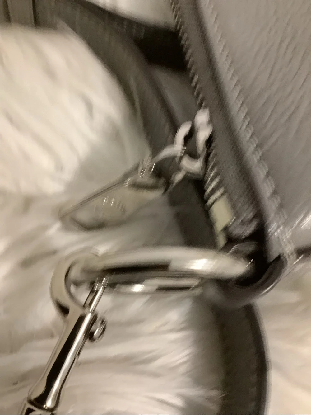 Coach Pebbled Leather Shoulder Bag in Gray